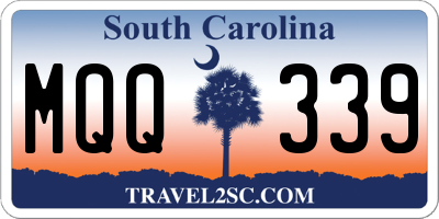 SC license plate MQQ339