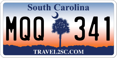 SC license plate MQQ341