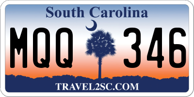 SC license plate MQQ346