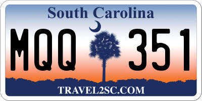 SC license plate MQQ351