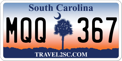 SC license plate MQQ367