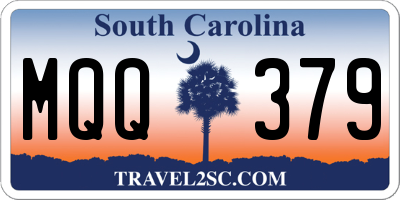 SC license plate MQQ379