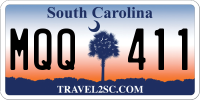 SC license plate MQQ411