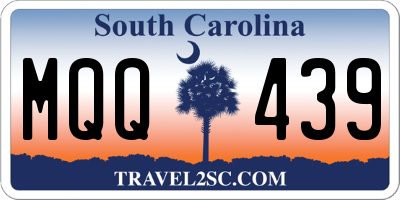 SC license plate MQQ439