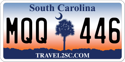 SC license plate MQQ446