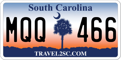 SC license plate MQQ466