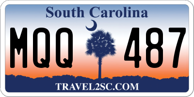 SC license plate MQQ487