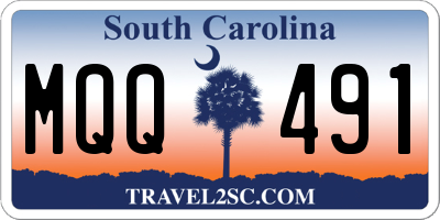 SC license plate MQQ491