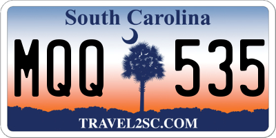 SC license plate MQQ535