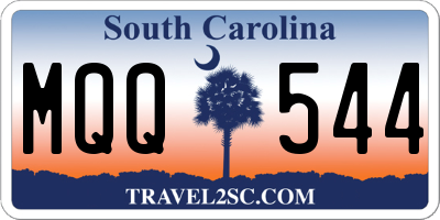 SC license plate MQQ544