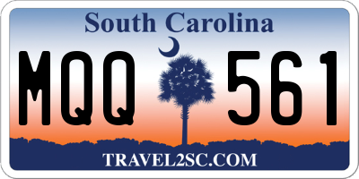 SC license plate MQQ561