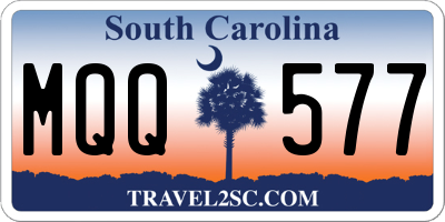 SC license plate MQQ577