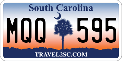 SC license plate MQQ595