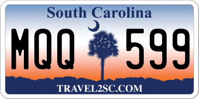 SC license plate MQQ599