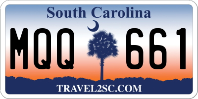 SC license plate MQQ661
