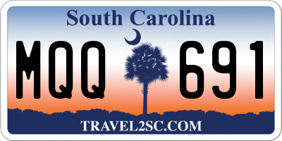 SC license plate MQQ691