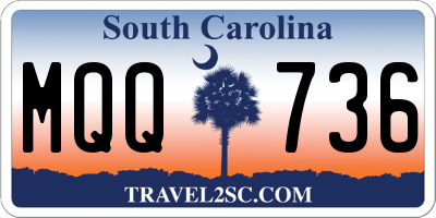 SC license plate MQQ736