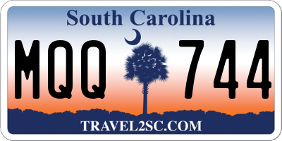 SC license plate MQQ744