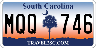 SC license plate MQQ746