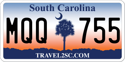 SC license plate MQQ755