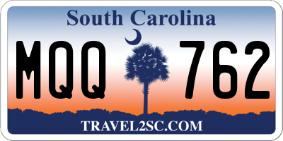SC license plate MQQ762