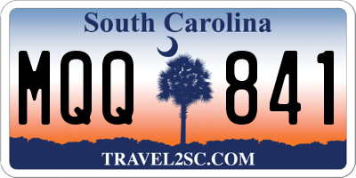 SC license plate MQQ841