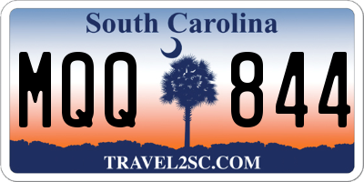 SC license plate MQQ844