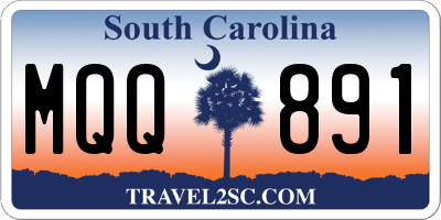 SC license plate MQQ891