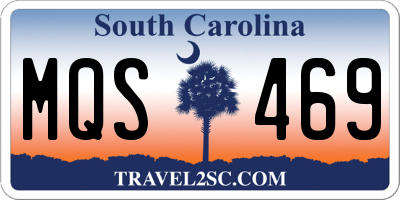 SC license plate MQS469