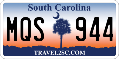 SC license plate MQS944