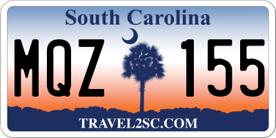 SC license plate MQZ155