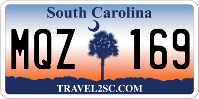 SC license plate MQZ169
