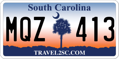 SC license plate MQZ413