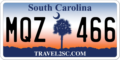 SC license plate MQZ466
