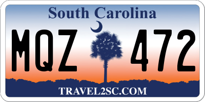 SC license plate MQZ472