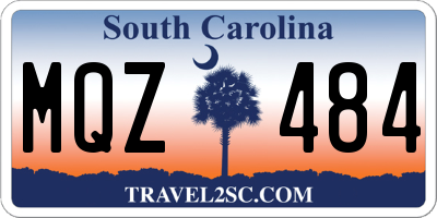 SC license plate MQZ484