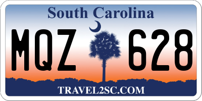 SC license plate MQZ628