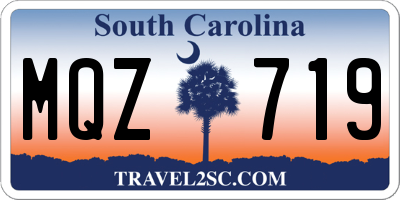 SC license plate MQZ719