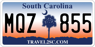 SC license plate MQZ855