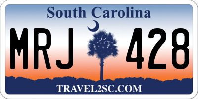 SC license plate MRJ428