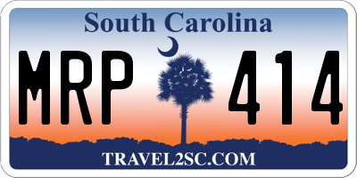 SC license plate MRP414