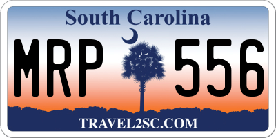 SC license plate MRP556