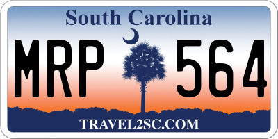 SC license plate MRP564