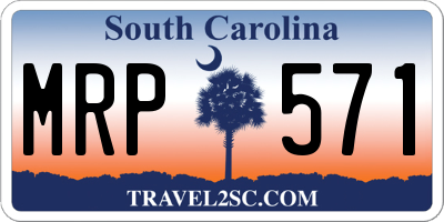 SC license plate MRP571