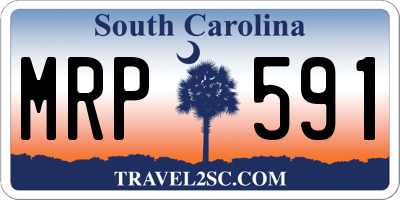 SC license plate MRP591