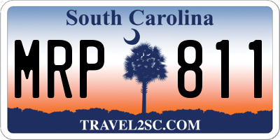 SC license plate MRP811