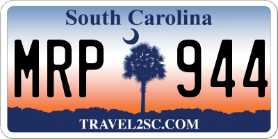 SC license plate MRP944