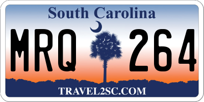 SC license plate MRQ264