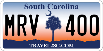 SC license plate MRV400