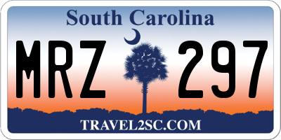SC license plate MRZ297